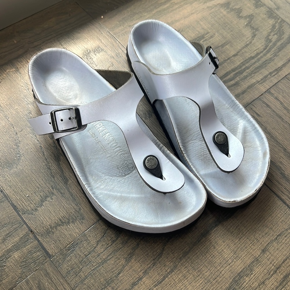 Birkenstock Gizeh blue purple US7 7.5 EU38